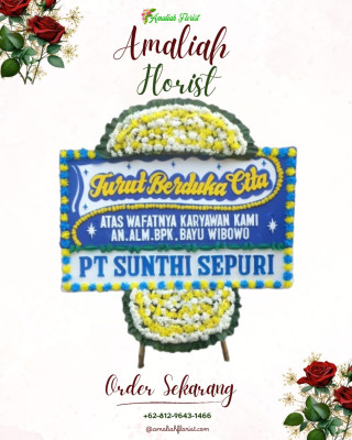 Papan Bunga Duka di Bajuin