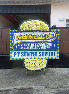 Papan Bunga Duka di Bajuin