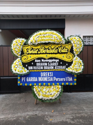 Papan Bunga Duka di Bajuin